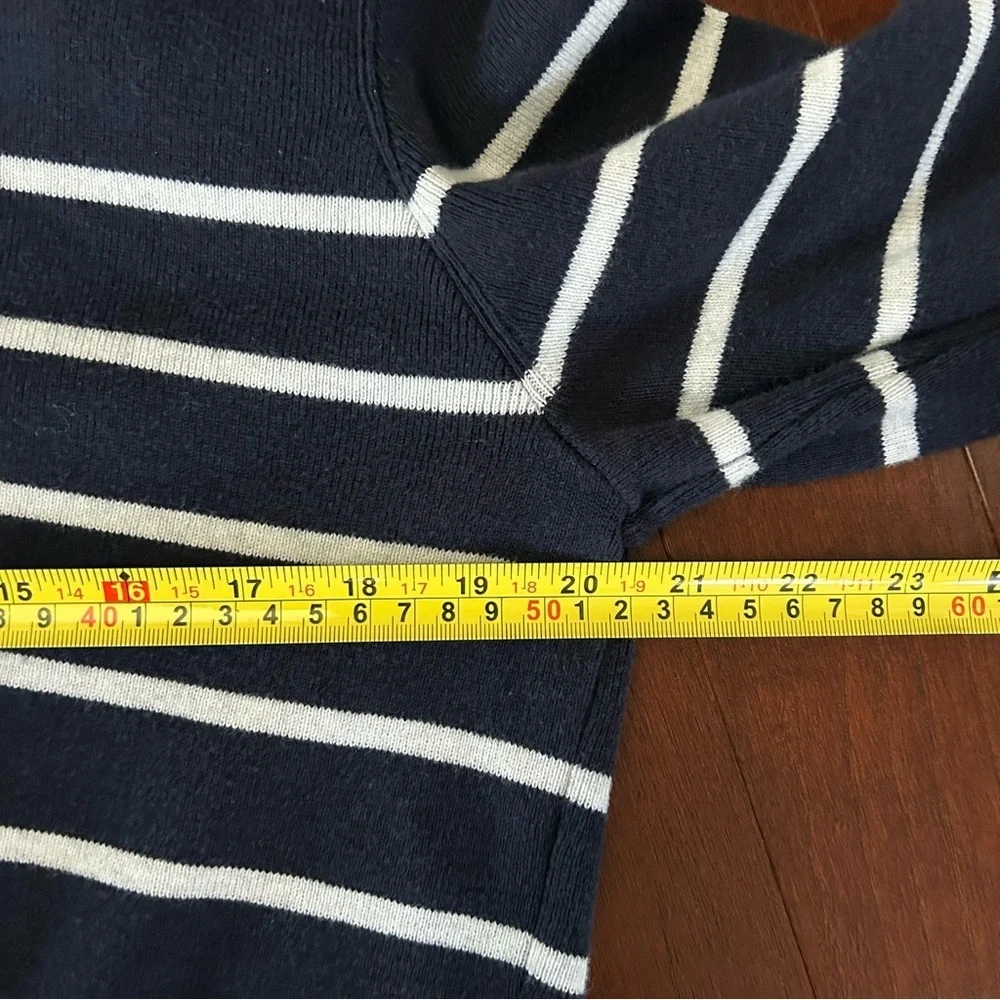 $160 J. Barbour&son Harbour Navy Blue 1/4 Zip
Cotton Sweater Mens Size M - Picture 5 of 6